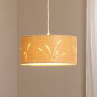 Maco Design Boho Auris hänglampa, beige, Ø 40 cm, textil