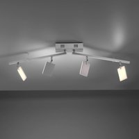 PURE Mira plafonnier 4 lampes télécommande CCT alu