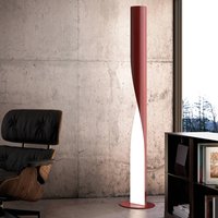 kdln LED-golvlampa Evita, röd, höjd 190 cm, dimbar