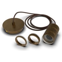 Calex Retro pendant light, 1-bulb, bronze