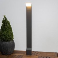 Lucande LED path light Nevio, anthracite, metal, 100 cm