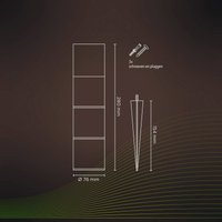 Calex Smart Outdoor Gardenpost pillar light RGBW