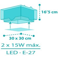 Dalber Happy Jungle plafonnier chambre d’enfant