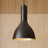 Arcchio Cosmina hanging light, 1-bulb, black, metal