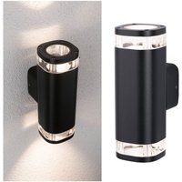 Paulmann Colum vägglampa för utomhusbruk två ljus