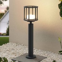 Lucande Berenice path light, 60 cm, dark grey, metal, GX53
