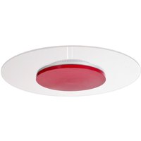Deko-Light Zaniah LED-taklampa, 360° ljus, 24W, röd