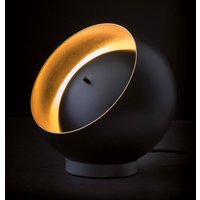 Oluce Eva LED-Tischleuchte in Kugelform schwarz