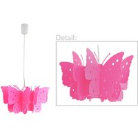 Näve Kizi hanging light Kizi in magenta, butterflies