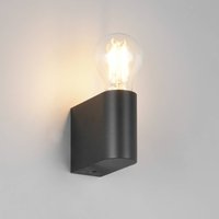 Trio Lighting Applique pour salle de bain Pratella, largeur 4 cm, noir, plastique IP44