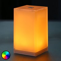Smart&Green Portable table lamp Cub, App-controllable, RGBW