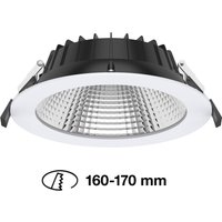 The Light Group SLC Shift LED-inbyggnadsspona Ø 19cm CCT, vit