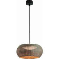 Bover LED-utomhushänglampa Perris, brun/brun, Ø 47 cm