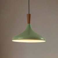ROYALTECH Chris pendant light, mint green/white, Ø 35 cm, metal