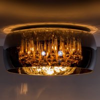 Lucide Pearl taklampa av glas, Ø 50 cm