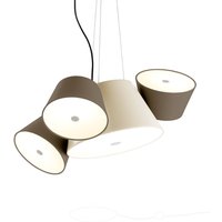 MARSET Tam Tam Mini, matt, weiß/braun