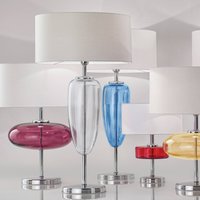 AILATI Table lamp Show Elisse 62 cm glass element pink