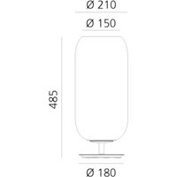 Artemide Gople lampe de table, bronze/noir