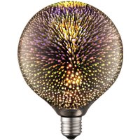 Lucande LED bulb E27 Ø 12.5 cm 4W 3D fireworks