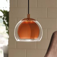 EGLO Hänglampa Rocamar 1 lampa i koppar
