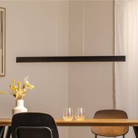Argon Broll LED-pendellampa, antracit, stål, längd 100 cm
