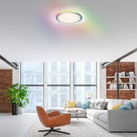 JUST LIGHT. GmbH LED ceiling light Cyba stars CCT RGB sidelight
