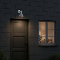 PR Home Utomhusvägglampa Mini-Tripp, silverfärgad, IP44, E27