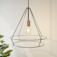 Envostar Open hanging light with metal shade, angular