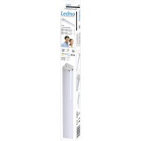 Ledino LED vägglampa för badrum Lind IP44 4 000 K krom/vit