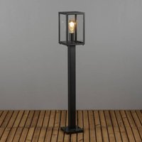 Konstsmide Carpi path light, lantern shape, black