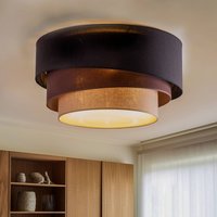 Euluna Trio Max, Ø60cm, sort/jordfarvet/cappuccino