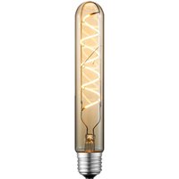 Lucande tube LED bulb, E27 4W, Ø 3 cm, amber, 2700K
