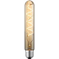 Lucande LED-rörlampa, E27 4W, Ø 3 cm, bärnstensfärgad, 2700K
