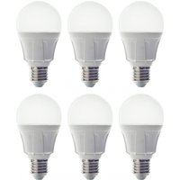 Lindby LED-Leuchtmittel, E27, 11 W, opal, 3.000 K, 6er-Set