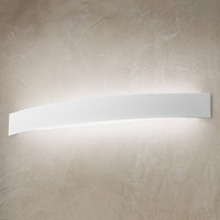 Buet LED-væglampe Curve i hvid