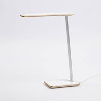 Aluminor Lampe de bureau LED Orbit avec induction, dorée