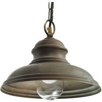 Moretti Luce Riccardo outdoor hanging light, chain, cylindrical