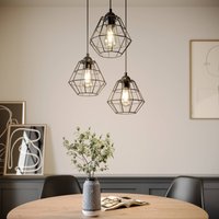 Envostar Saphir hänglampa 3 lampor rund svart