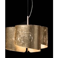 Selène Papiro pendellampa, 3-ljus, guld