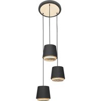 Lindby Ananya Suspension, rondelle, à 3 lampes