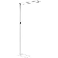 LED-golvlampa till kontor MAULsenja, vit, sensor, höjd 196 cm