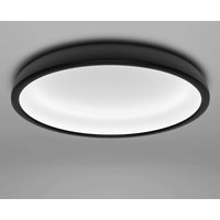 Stilnovo Reflexio LED ceiling light, Ø 46 cm, black