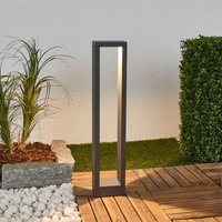 Lucande LED path light Jupp, set of 4, 60 cm, anthracite, IP54