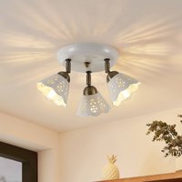 Lindby Efgenia downlight, three-bulb