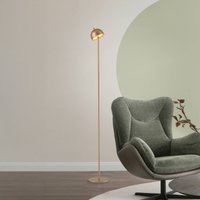 SCHÖNER WOHNEN LED rechargeable floor lamp Bellies, gold-coloured, IP54