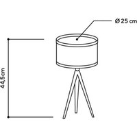 Almut von Wildheim ALMUT 2610 bordslampa, hö med blåklint