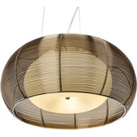 Brilliant Large pendant lamp Relax bronze chrome