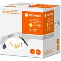 LEDVANCE Recess Twistlock inbyggnadslampa IP20 vit