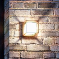 Smartwares Cubic LED utomhusvägglampa, aluminium, kubformad