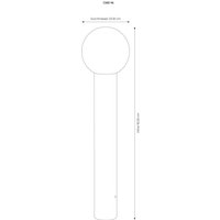 CMD Classic Kekoa path light made of stainless steel